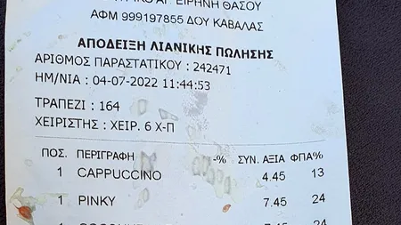 Cum i-au umflat grecii nota de plată unui turist român, la o terasă din Thassos