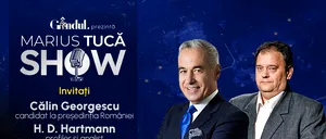 Marius Tucă Show începe marți, 3 decembrie, de la ora 20:00, live pe Gândul. Invitați: Călin Georgescu și H. D. Hartmann