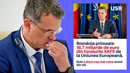 Fake News marca USR. Moșteanu anunță că „România primește 16,7 mld. €” de la UE / Miliardele de euro sunt, de fapt, un CREDIT/ Românii, în comentarii: „Nu mai păcăliți oamenii”