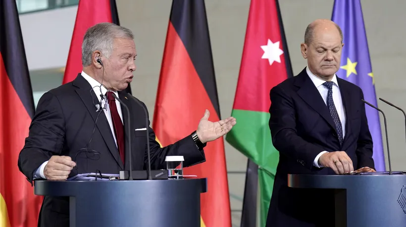Scholz e îngrijorat de situația din Gaza /Regele Iordaniei avertizează, înaintea unui summit cu Biden, că Orientul Mijlociu e „pe marginea prăpastiei”
