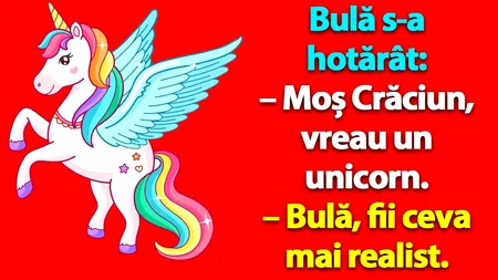 BANC | Ce vrea Bulă de la Moș Crăciun
