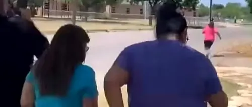 VIDEO | Momentul în care părinții aleargă spre școala din Texas în care un atacator a deschis focul asupra elevilor și profesorilor / Criminalul a fost ucis de un agent de poliție