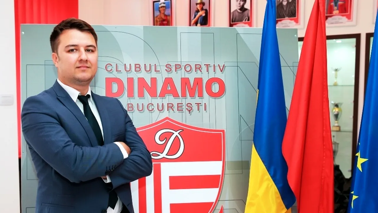 FUNCȚIE. Un polițist de 32 de ani, noul președinte de la Dinamo. Cine este tânărul care va conduce destinele clubului din Ștefan cel Mare