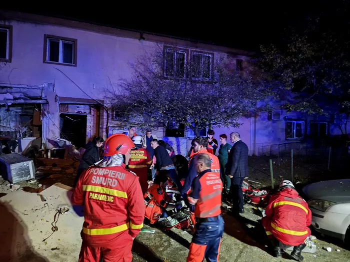 Explozie într-un bloc din Buftea Foto: Facebook