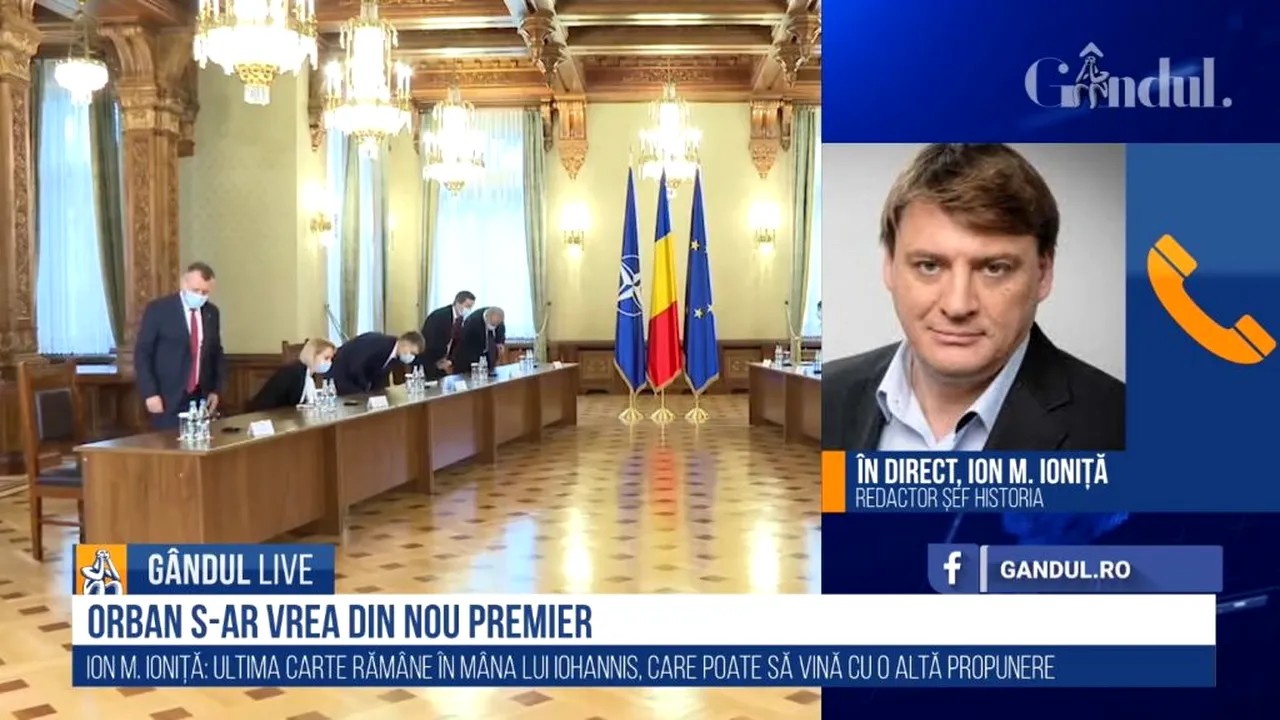 GÂNDUL LIVE. Analistul politic Ion M. Ioniță: „Este un spectacol dezolant în PNL / Florin Cîțu ar fi sinucigaș să renunțe...”