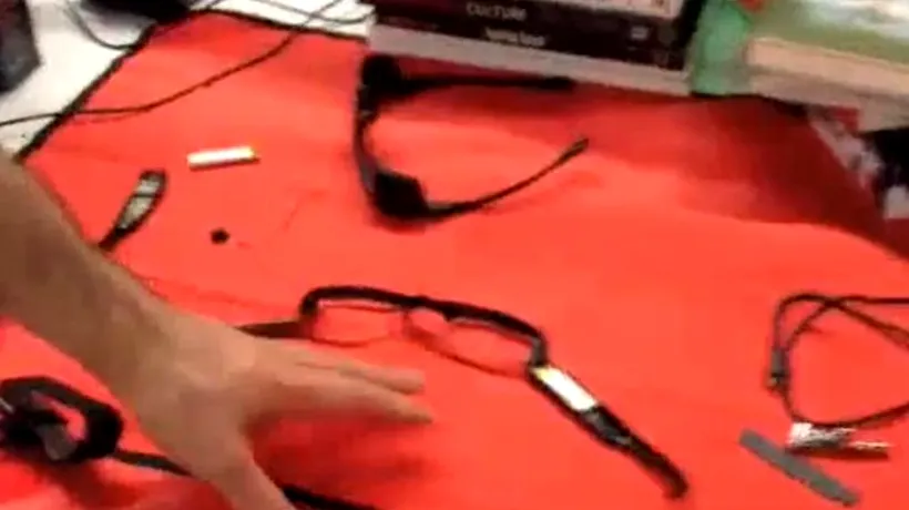 Ochelarii care îți permit să înregistrezi tot ceea ce vezi. VIDEO