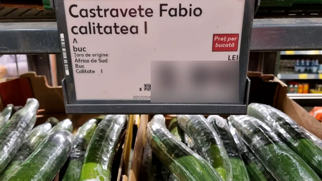 Nu este o glumă! Cât costă un CASTRAVETE din Africa de Sud în supermarketurile din România