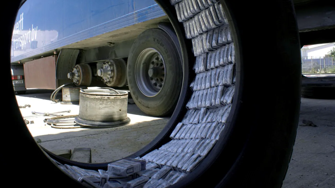 După o urmărire cu focuri de armă, șoferul unui camion a tras pe dreapta și a fugit. Ce au găsit polițiștii de frontieră în mașină