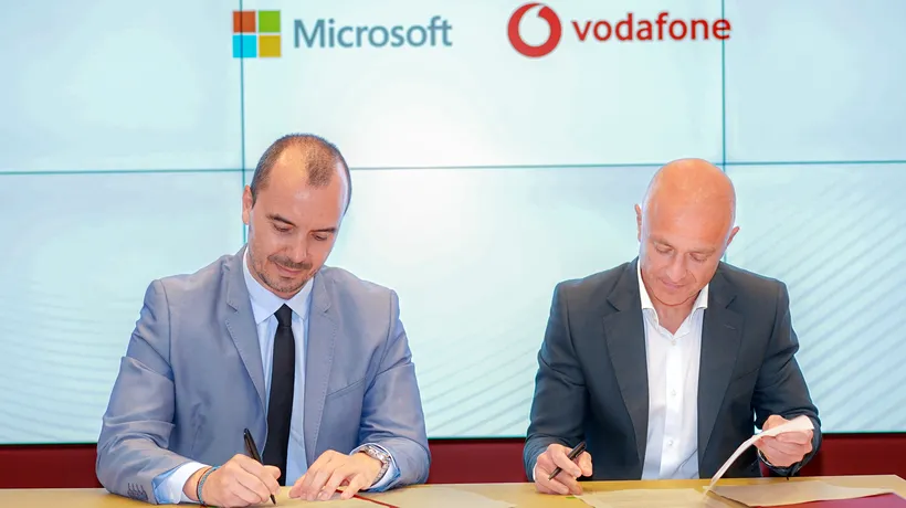 VODAFONE și Microsoft își unesc forțele pentru a accelera digitalizarea sectoarelor public și privat din România