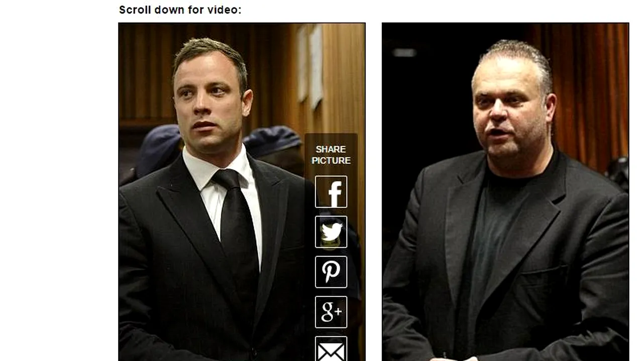 Celula lui Oscar Pistorius, percheziționată după ce atletul s-a împrietenit cu un gangster ceh. Ce au descoperit polițiștii
