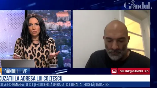 Ciprian Necula, coordonatorul platformei civice Aresel, la GÂNDUL LIVE, despre cazul lui Colțescu: Intenția lui nu a fost să fie rasist, dar asta i-a ieșit pentru că avem un soi de rasism din lipsă de cultură civică! - VIDEO