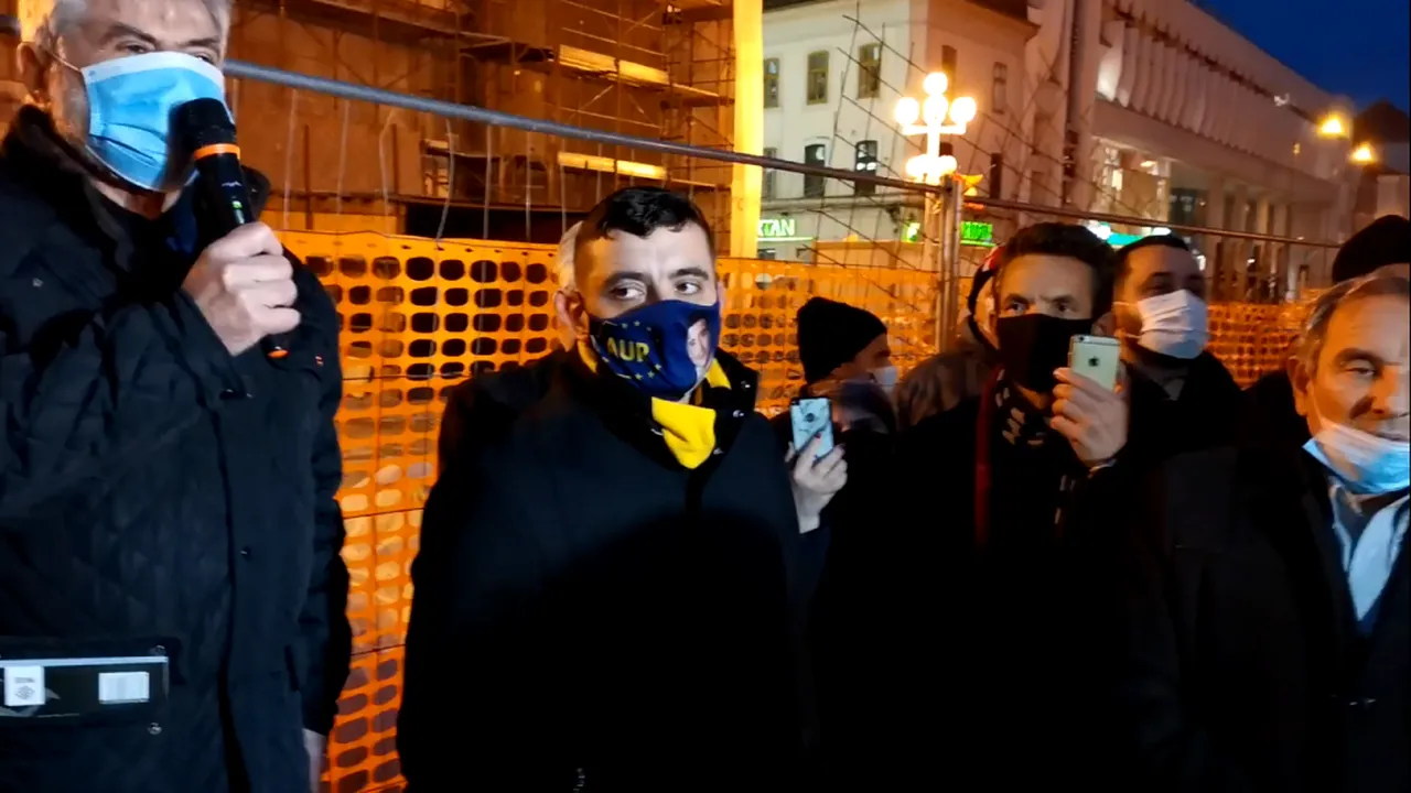 George Simion, liderul AUR, huiduit la Timișoara: „Pentru ce am luptat în Revoluţia asta? Provocator nenorocit! Ruşine să vă fie, tâlharilor!”