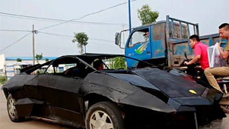GALERIE FOTO. Un chinez și-a construit un Lamborghini din piese vechi