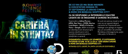 (P) De ce vin cei mai buni cercetători și ingineri IT români la Bucharest Science Festival ?
