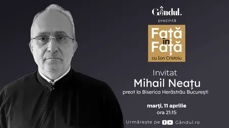 ‘’Față în față cu Ion Cristoiu’’ începe marți, 11 aprilie, de la ora 21.15
