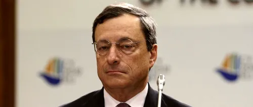 Draghi: Perspectivele economice se înrăutățesc; BCE este gata să activeze achizițiile de obligațiuni