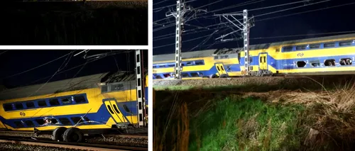 Cel puțin un mort și 30 de răniți în urma unui ACCIDENT feroviar cumplit în Olanda