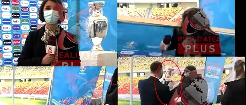 Trofeul EURO 2020 a fost doborât de vânt pe Arena Națională. UEFA a cerut să fie dus de urgență la Budapesta