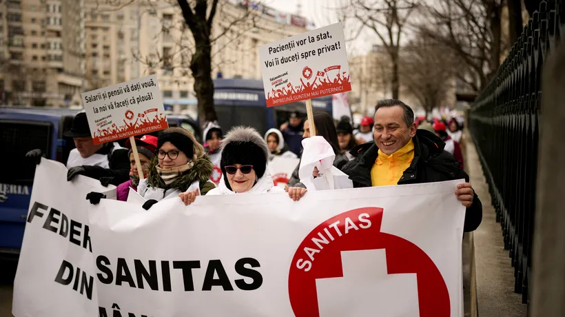 Acord între sindicaliștii Sanitas și Guvern: Salariile din Sănătate CRESC cu 15%, în două tranșe