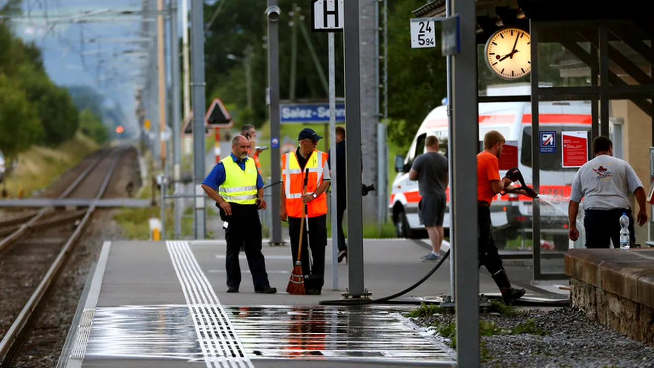 Autorul atacului comis într-un tren din Elveția a murit
