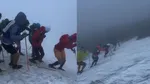 Imagini cu participanții de la ultramaratonul „Transylvania 100” care au căzut în râpă
