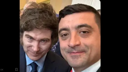 George Simion îl FELICITĂ pe Javier Milei pentru victoria de la parlamentare: 