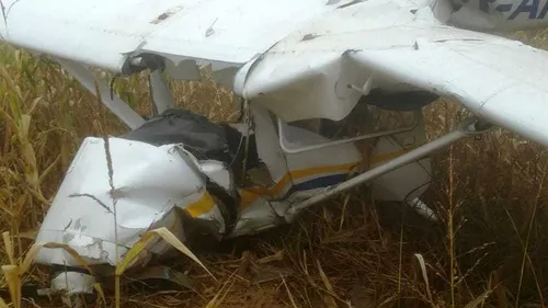 ALERTĂ. Un avion a aterizat forțat în județul Tulcea. Care este starea celor două persoane aflate la bord