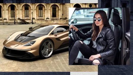 „Mașina viitorului”, proiectată cu un motor V12, cu o caroserie retro-futuristă și interior minimalist. Primii 12 cumpărători vor fi recompensați