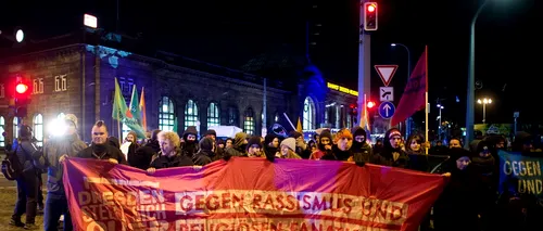 Aproximativ 10.000 de persoane au manifestat la Dresda pentru a cere înăsprirea dreptului la azil