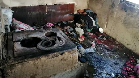 Un bebeluș de 5 luni a murit într-un incendiu, în Neamț. Mama sa a reușit să îi salveze pe ceilalți trei copii ai familiei