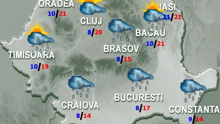 VREMEA DE PAȘTE. Cum va fi VREMEA în acest weekend