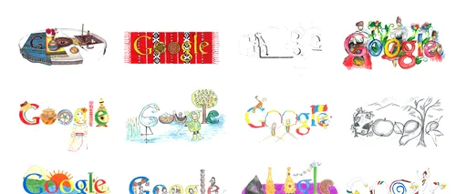 DOODLE 4 GOOGLE - ROMÂNIA MEA ESTE. Care sunt cele 30 de desene care au intrat în finala pentru logo-ul Google România de 1 decembrie. FOTO