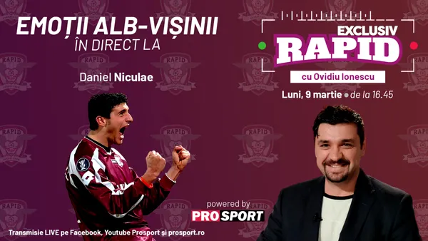 „EXCLUSIV RAPID” după Rapid – Craiova 1-1, la exact 20 de ani de la Rapid – Hamburg 2-0, e în direct pe YouTube – ProSport de la 16:45