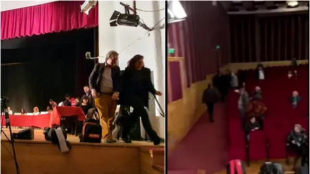 VIDEO | Scandal de proporții la ședința Consiliului Local Făgăraș. Patru consilieri au ajuns la spital. Ce spune primarul localității