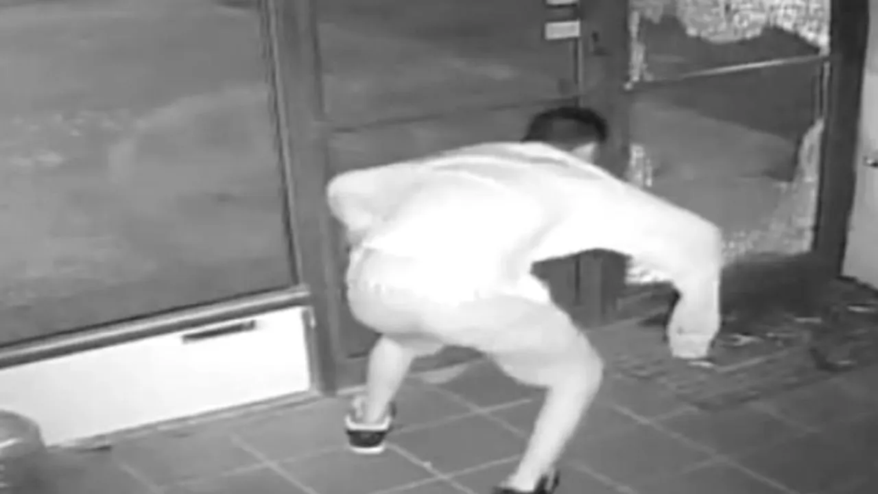 Candidat la premiile Darwin. Un hoț din Brașov s-a baricadat în magazinul pe care l-a spart, de teama polițiștilor