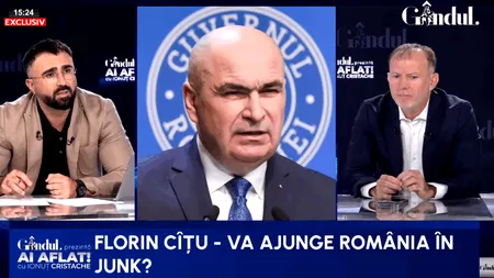 Florin Cîțu demontează mitul junk: România este deja în junk/Agențiile de rating sunt folosite ca o sperietoare