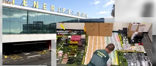 VIDEO | Au furat din bagaje bunuri de 2 milioane de euro. Ce tactică ingenioasă aveau presuspușii hoți, angajați ai unui aeroport din Tenerife
