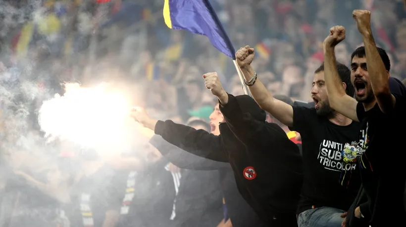ROMÂNIA - UNGARIA: 20 de suporteri au interzis pe stadioane între șase luni și un an
