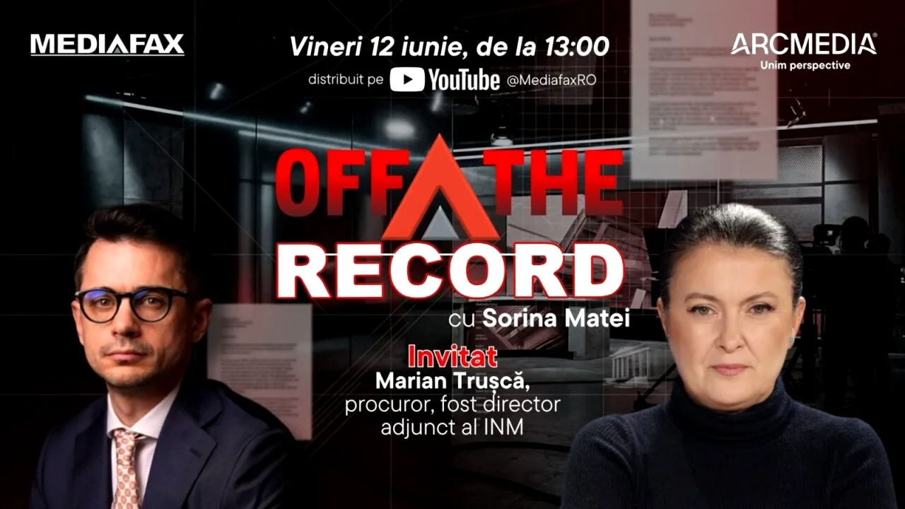 OFF The Record. Invitat: Procuror Marian Trușcă, fost director adjunct al Institutului Național al Magistraturii