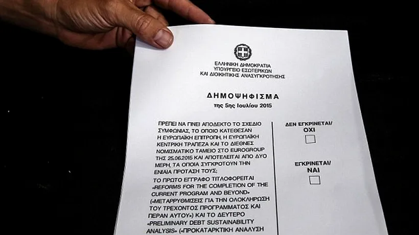 Câțiva foști premieri ai Greciei au votat la referendum la primele ore ale dimineții: ''Grecia trebuie să rămână în inima Europei''