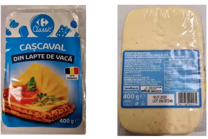  Caşcaval cu o bacterie periculoasă, retras de la vânzare din magazinele Carrefour