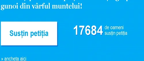 Opriți construirea gropii de gunoi din vârful muntelui! Susțineți petiția Gândul! Mii de români cer stoparea dezastrului ecologic din inima Bucovinei 