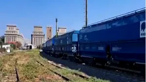 VIDEO | Primele trenuri cu cereale din Ucraina au ajuns în Portul Constanța. Calea ferată a fost modernizată