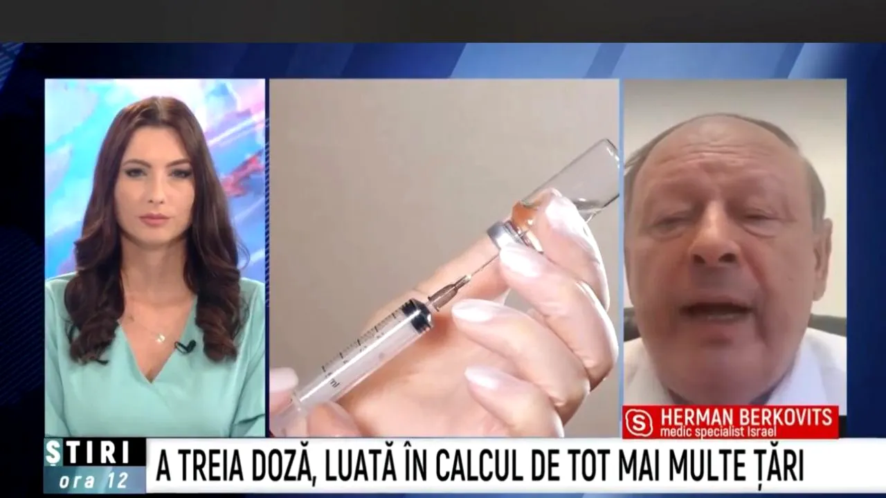 Dr. Herman Berkovits: „S-a început vaccinarea copiilor între 5 și 12 ani, copii care au probleme de fond. Efectele secundare au fost minore!”