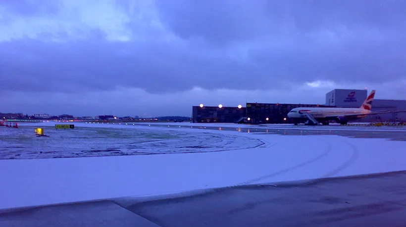 80 de zboruri de pe Aeroportul Heathrow din Londra, anulate în urma unei prognoze meteo