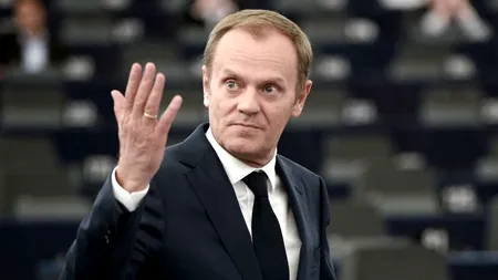 Donald Tusk s-a întâlnit cu premierul Ungariei, Viktor Orban, chiar înaintea Summit-ului de la Sibiu - FOTO