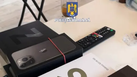 Percheziții într-un dosar de evaziune de peste 9 milioane de lei. Suspecții vindeau telefoane de ultimă generație fără a le înregistra în contabilitate