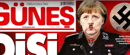 Merkel, prezentată drept ''Hitler la feminin'' într-un cotidian turc