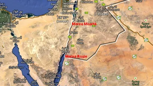 Iordania vrea să unească Marea Moartă și Marea Roșie