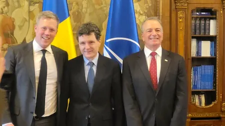 Nicușor Dan, întâlnire cu secretarul Armatei SUA, Dan Driscoll. Ce au discutat cei doi